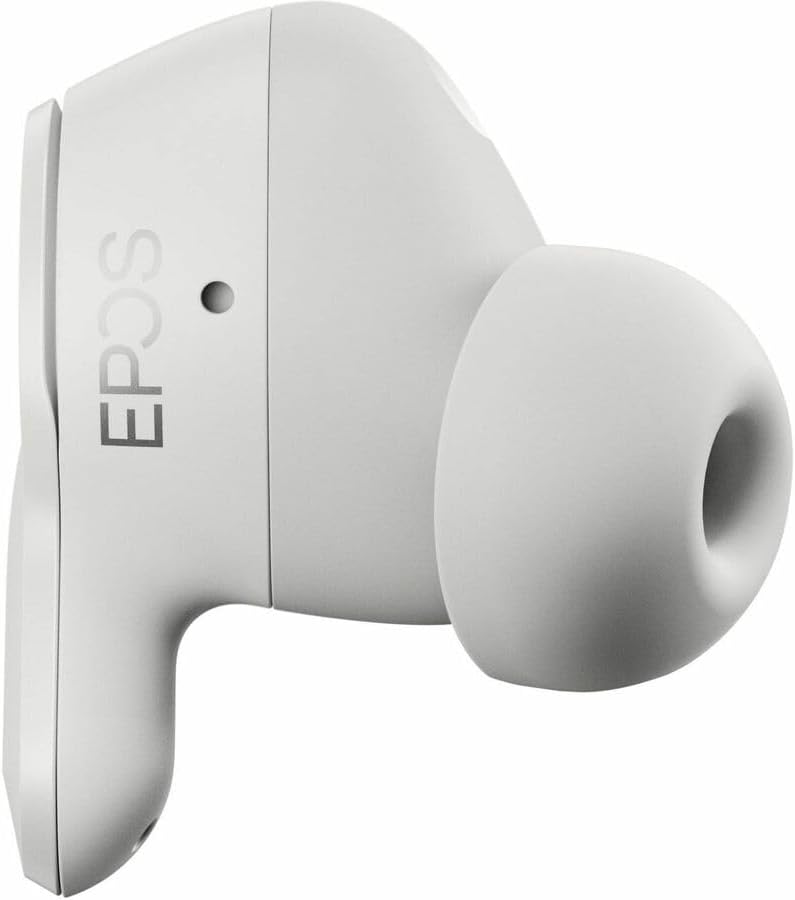 Close-up of an EPOS Adapt E1 earbud