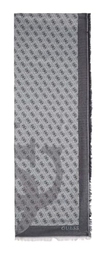 GUESS écharpe Erica Scarf 70X180 Coal Logo gris