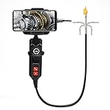 【Cables semirrígidos】Los cables semirrígidos pueden doblarse y mantener su forma. Puede moldearlos para fines especiales. con luces LED ajustables para controlar espacios reducidos oscuros y húmedos.