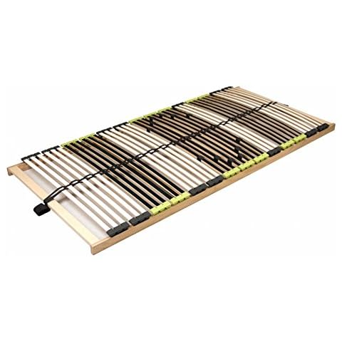 DaMi Lattenrost Relax 90 x 200 cm - 7 Zonen Lattenrahmen aus Buche Cover