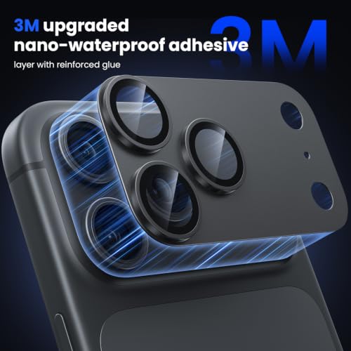 Image of WSKEN for 18 Pro Max Camera Lens Protector for iPhone - Military Grade