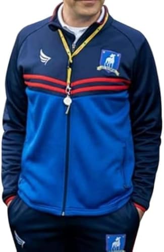 Men Ted Lesso Jason Sudeikis Brendan Hunt Blue Football Coach Track Suit Jacket