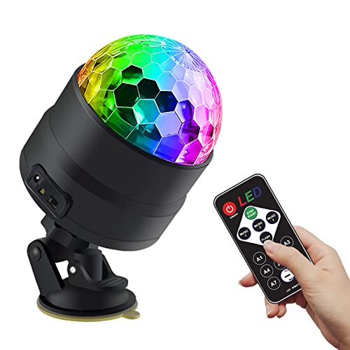 Luces Discoteca, Bola de Discoteca con Control Remoto RGB LED Lámpara Discoteca Luces Fiesta...