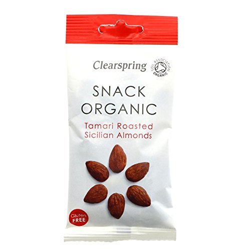 Clearspring Tamari Roast Sicilian Almonds 30g (Pack of 15)