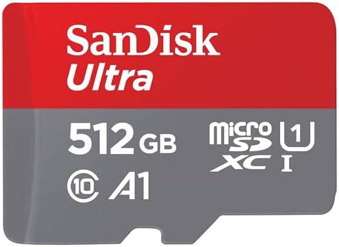 SanDisk Ultra 512GB microSDXC UHS-I, 150MB/s R, Memory Card, 10 Y Warranty, for Smartphones