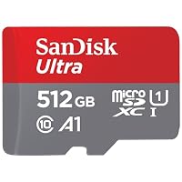 SanDisk Ultra Android microSDXC UHS-I Speicherkarte 512 GB + Adapter (Für Smartphones und Tablets, A1, Class 10, U1, Full HD-Videos, bis zu 150 MB/s Lesegeschwindigkeit) – Ansicht 1