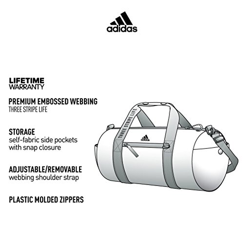 adidas Women's VFA Roll Duffel Bag, Raw Green, ONE SIZE