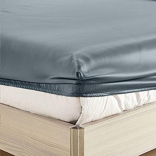 Image of Linenweves Bamboo Sheet Set 4 Pc 100% Organic, Natural, Softest, 400 Thread Count Cooling Like Silk (Full, Light Grey)