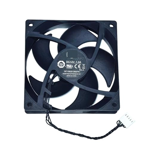 Ventilateur PWM 108mm double roulement billes echappement 12V