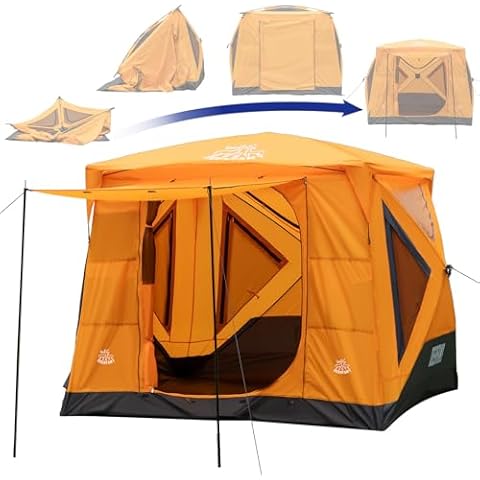 DEERFAMY Pop Up Camping Tent Cover