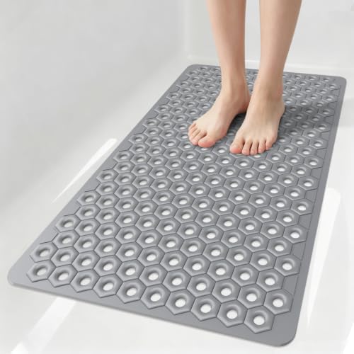ZOESOE Bathtub Mat Non Slip: Anti Slip Bath Tub Mat with Suction ...