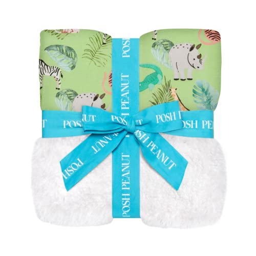 Posh Peanut Super Soft Baby Blankets for Boys, Girls & Newborns - Plush Patoo Stroller Blanket in Viscose from Bamboo (40