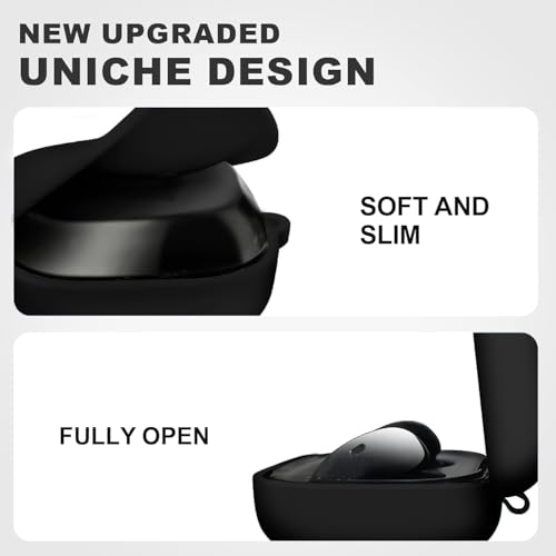 Image of Soft Silicone Case Cover for Samsung Galaxy Buds Core (2025) (Black)