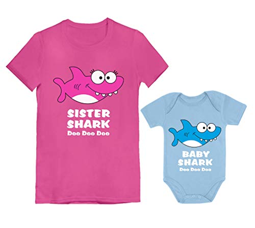 Baby Shark Doo Doo & Sister Shark Big Sister and Little Sister Set