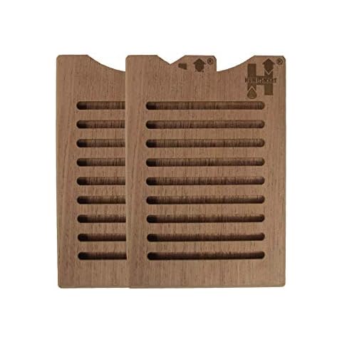 HUMI-SMART Spanish Cedar 2-Way Humidity Humidor Pack Holder - 2 Pack Cover