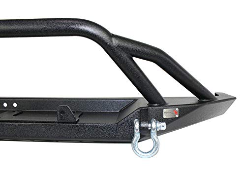 Fishbone Offroad Cherokee Xj Front Winch Bumper W/Grille Guard Bullhead Steel Black Textured Powdercoat #TOP2