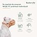 Baskerville Wide Fit Maulkorb für große Hunde mit breiter Schnauze, Boxer, Rottweiler, er können atmen, hecheln und trinken, verhindert Beißen, Trainingsmaulkorb für mittlere & große Hunde(Größe 2)