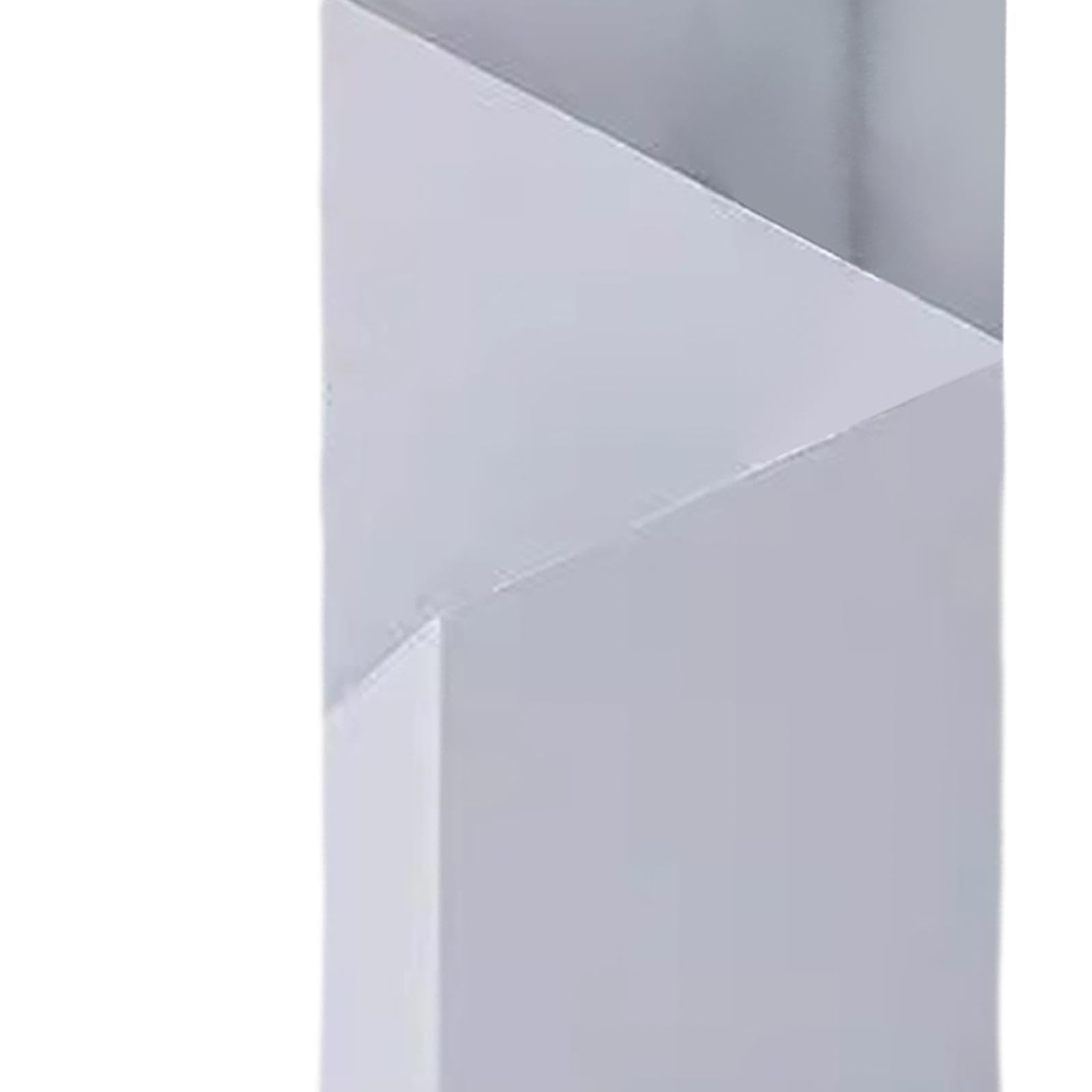 Portaombrelli a Doppio Livello Robusto Design Nordico Organizzatore per Ingresso Ufficio, Bianco