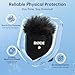 PhantAccy 4PCS Windscreen/Pop Filter for Rode Wireless Go I (1st Gen) Microphones - Furry Mic Cover for Wind & Ambient Noise Reduction (Rode Wireless Go I, Black)