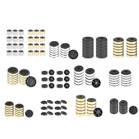 12er Set Lautsprecherfüße Dämpfung Gold 30-57mm – Ansicht 5
