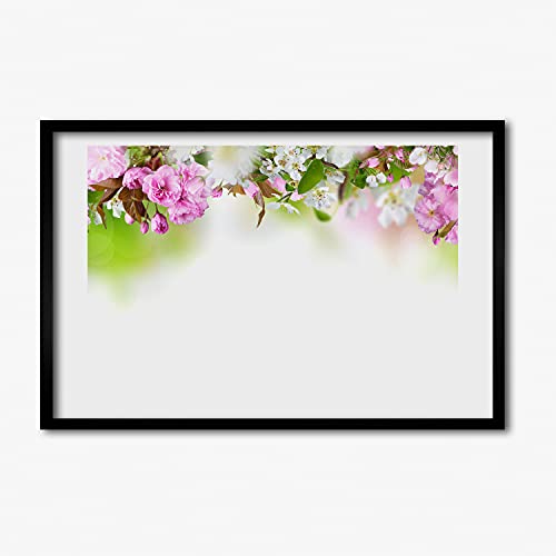 Cadre photo fleurs de printemps 60x40 pour une chambre lumineuse