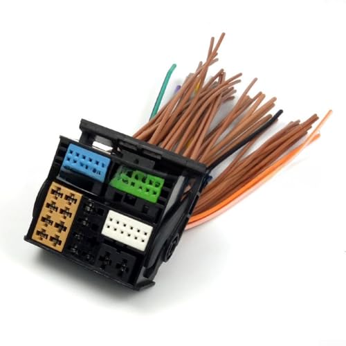 Adaptador de audio para coche, arnés de cableado de aguja completa, conexión automotriz de 52 pines para cable de alimentación de reproductor de CD