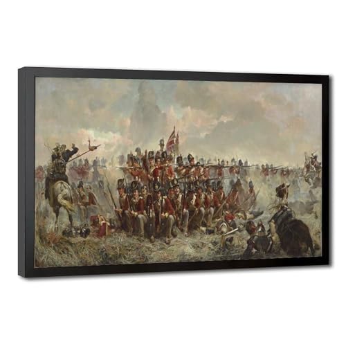 Peinture sur toile déco murale Elizabeth Thompson tableau 28e régiment salon bureau