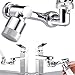 Wasserhahn Luftsprudler 1080° schwenkbarer Doppelfunktion Wasserhahn Strahlregler Perlatoren für WasserhäHne VerläNgerung Booster Dusche Aufsatz (1pcs)