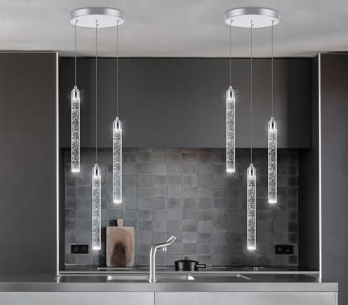 Plafonniers à finition chromée à bulles LED pour illuminer une pièce sombre