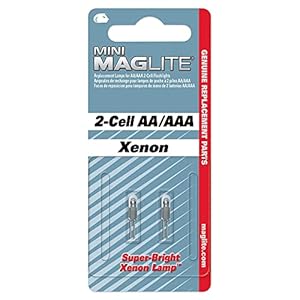 Mag-Lite Krypton-gloeilampen, Mini AA/AAAI, 2 stuks