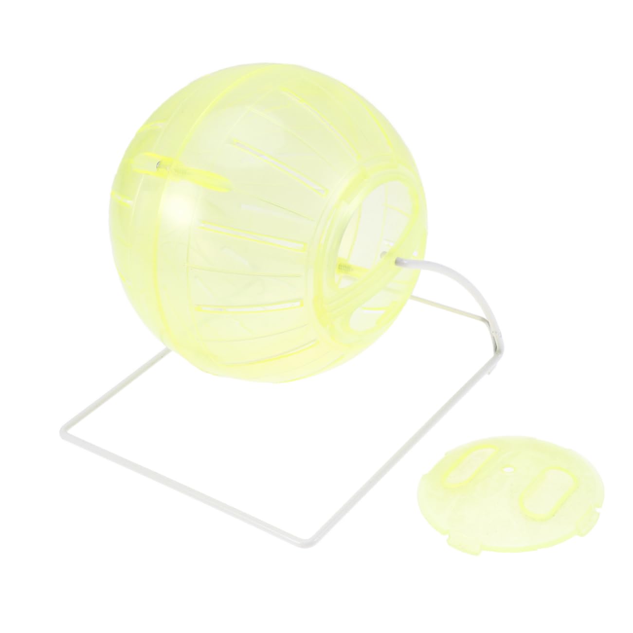 Toddmomy Hamster Running Ball Multifunctional Metal Stand Plastic Metal Construction Safe Exercise for Small Animals