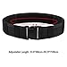 AGPTEK Adjustable Durable Nylon Belt (Black), Unisex, 600D Tactical Utility Belt for Outdoor Recreations