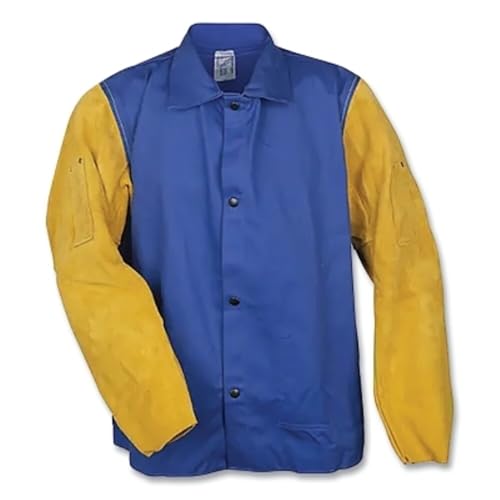 LG 30'BLUE JKT W/LTH SLVS - 1 Each