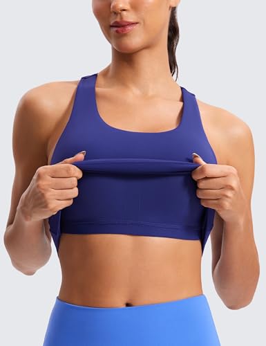 Image of CRZ YOGA Butterluxe Racerback Tank Tops | Light Support, Built in Bra, Removable Pads, Yoga, Extremely Soft, Scoop Neck, for Women