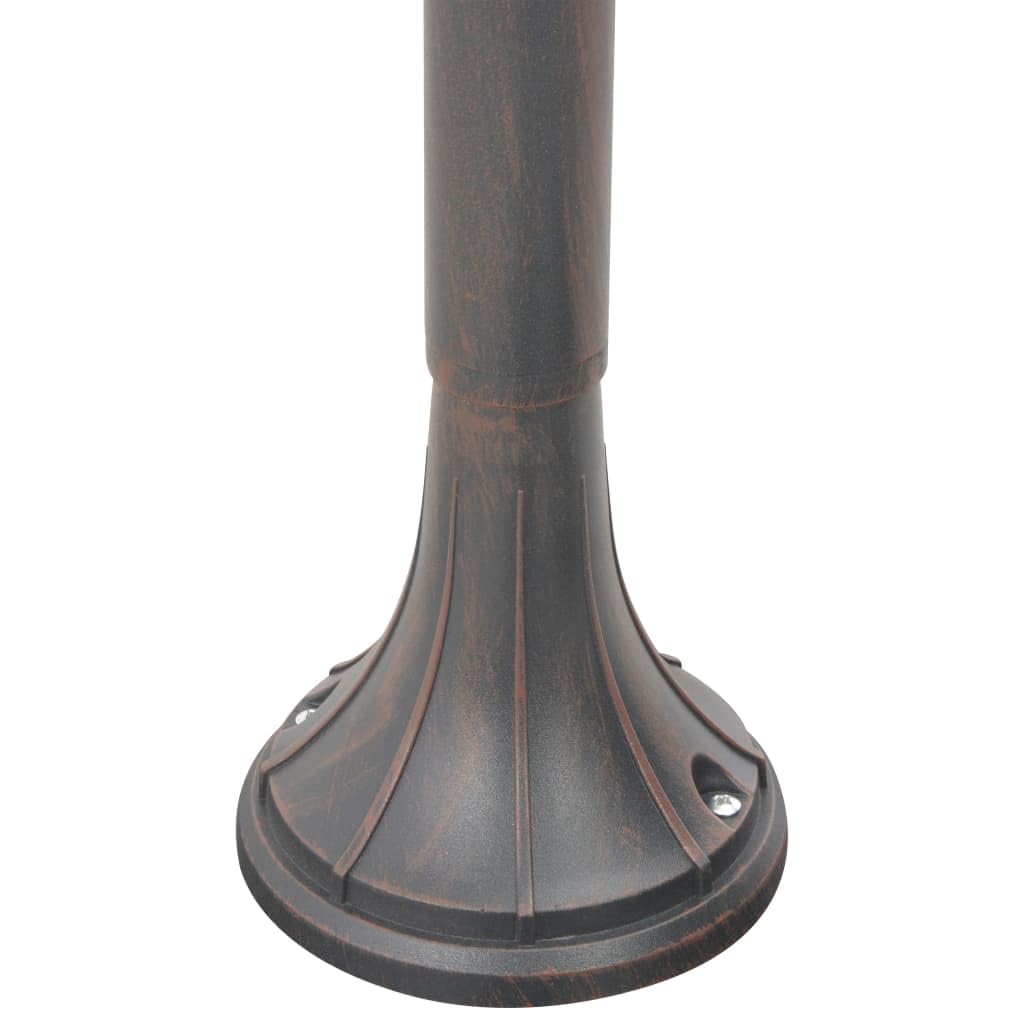vidaXL Farolas de Jardín Luces Aluminio Bronce 120 cm Iluminación Patio Noche
