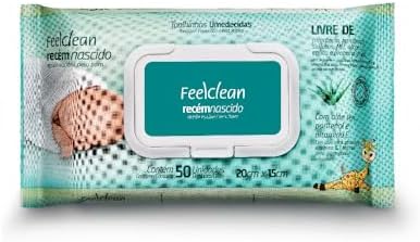 FEELCLEAN Toalha Umedecida Recem Nascido 50Un