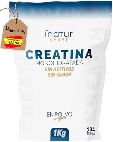 Creatine Monohydrate Powder 1 kg / 294 doses – 100% Micronised Cr...