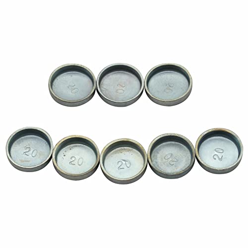 Hconcet Cyl Head & Block Expansion Plug Kit Compatible With Dodge Cummins 5.9L 4Bt, 6Bt 12V 1989-1998, Silver #TOP3