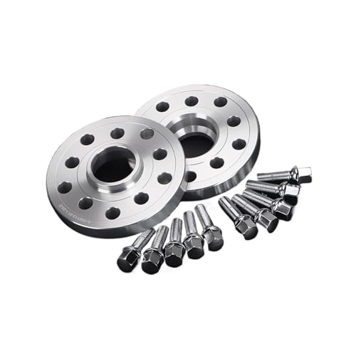 2Pieces 12/15/20mm Wheel Spacer Suit Car PCD 5x100/5x112 CB 57.1mm Compatible For Audi-VW A3/A4/A6/S6/RS4/S8/TT/90/200/5000Turbo/Quattro(2PCS 12MM)