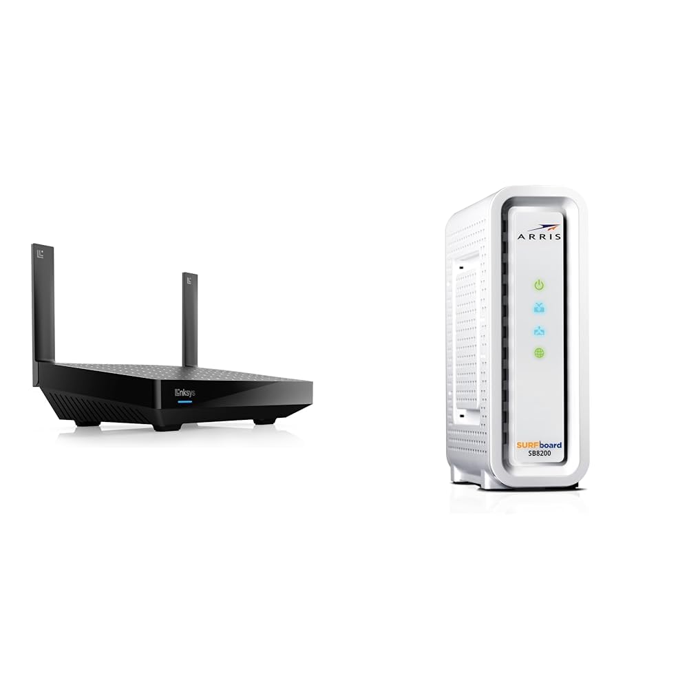 Amazon.com: Linksys WiFi 6 Router and Arris Cable Modem Bundle