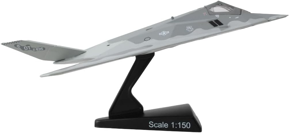 Postage Stamp F-117 USAF Nighthawk® 1/150 Gray Dragon Airplane Model – Highly Detailed Collectible for Adult Collectors Ages 14+