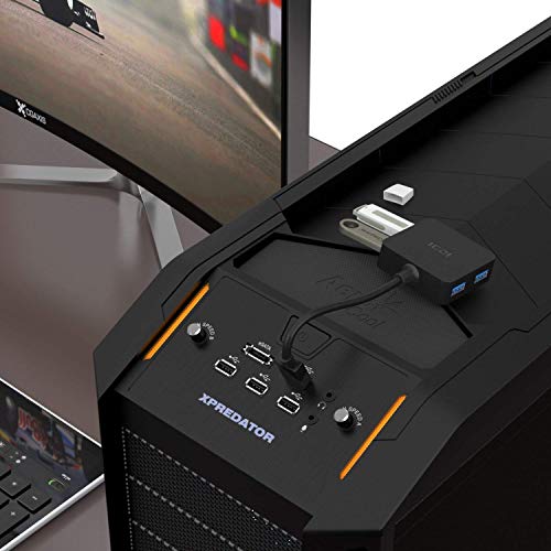 ICZI Hub USB 3.0, 4 Porte Ultra Mini Hub USB 3.0 per Trasmissione Dati Alta velocità 5 Gbps e Sincronizzazione per Ultrabook Portatile Tablet PC Compatibili Windows XP Vista 7 8 10 e Altro