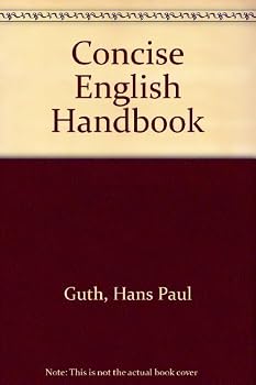 Concise English Handbook by Hans Paul Guth (1977-06-01)