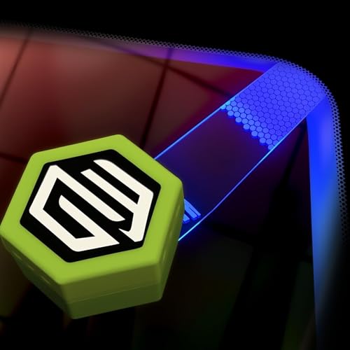 Magnetic LED Tinting Light, Interchangeable Reflector Heads & Anti-Scratch Scraper for Precision Automotive Window Film Application & Professional Installation(Green)