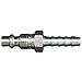 Milton 736BK 1/4" Hose Barb M Style Plug - Box of 250