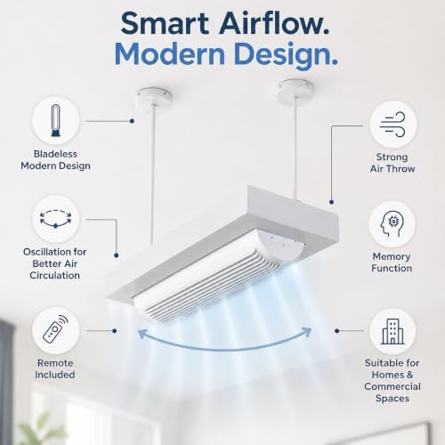 Image of oltao Aeroturbine Bladeless Ceiling Fan