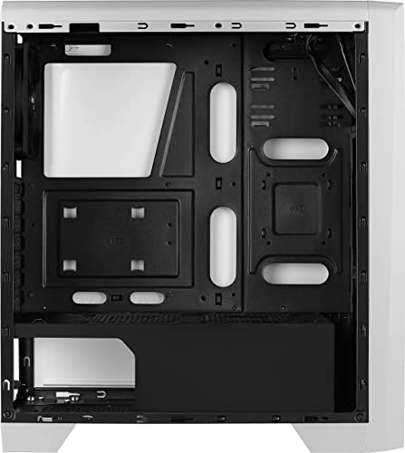 Cylon White Rgb Mid Tower Computer Case #TOP5