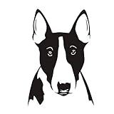 29x44 süße Welpen Hund Kopf Wandaufkleber Pitbull Terrier Portrait Schlafzimmer Vinyl Wandbild Vinyl abnehmbare Aufkleber