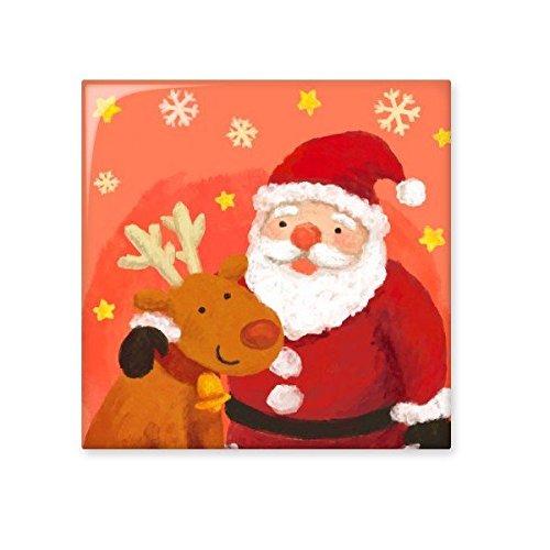 Carreaux de céramique Père Noël Flocon de Neige motif Bisque Carreaux L