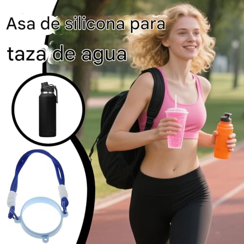 Bexdug Asa para Taza de Agua | Asas para Vasos Térmicos de Transporte | Correa de Transporte Suave para Térmicos,Deporte Viaje Ciclismo